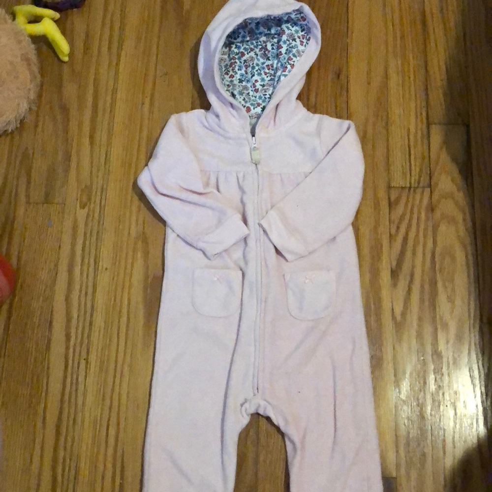 CARTERS Fleece Zip Up Suit